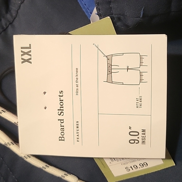 NWT navy board shorts - Picture 6 of 10